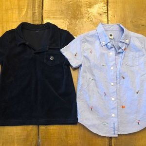 Set of 2 Janie and Jack Boys Shirts